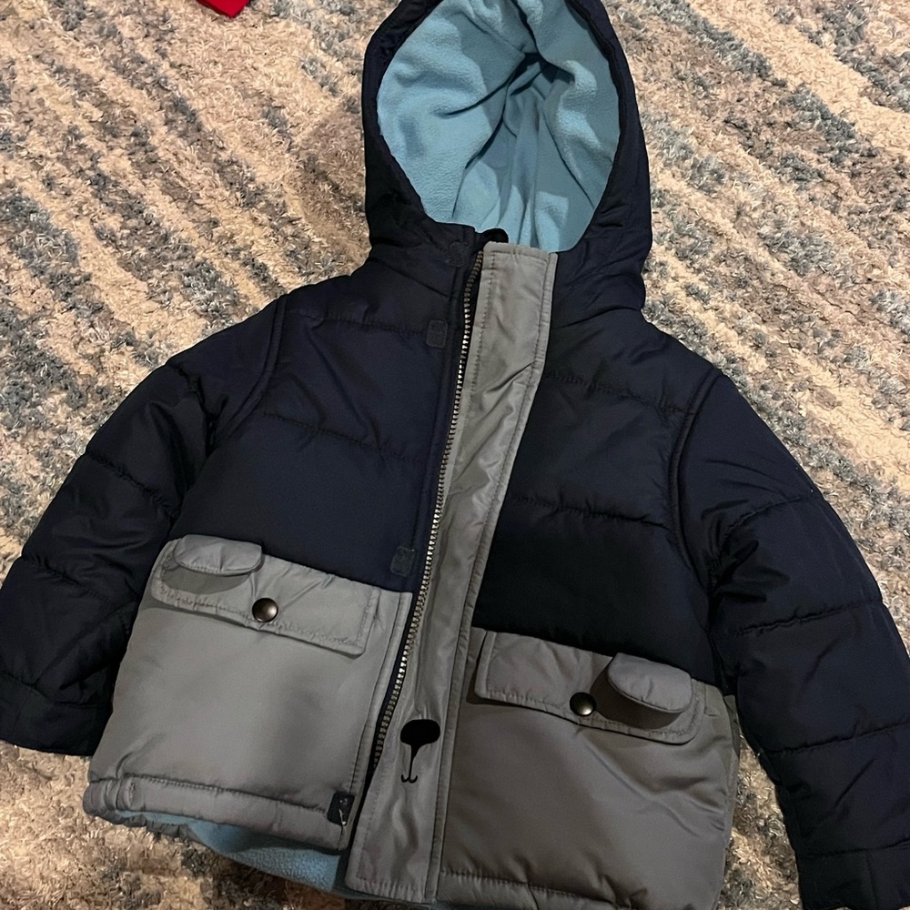 Carters size 3t heavy winter Hooded Jacket